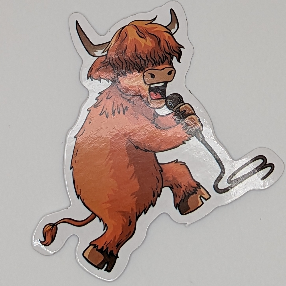 Cow Sticker